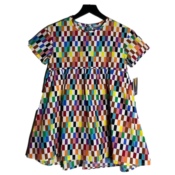 Target Other - Target Pride Kids Rainbow Checkered Dress from Alice Butts